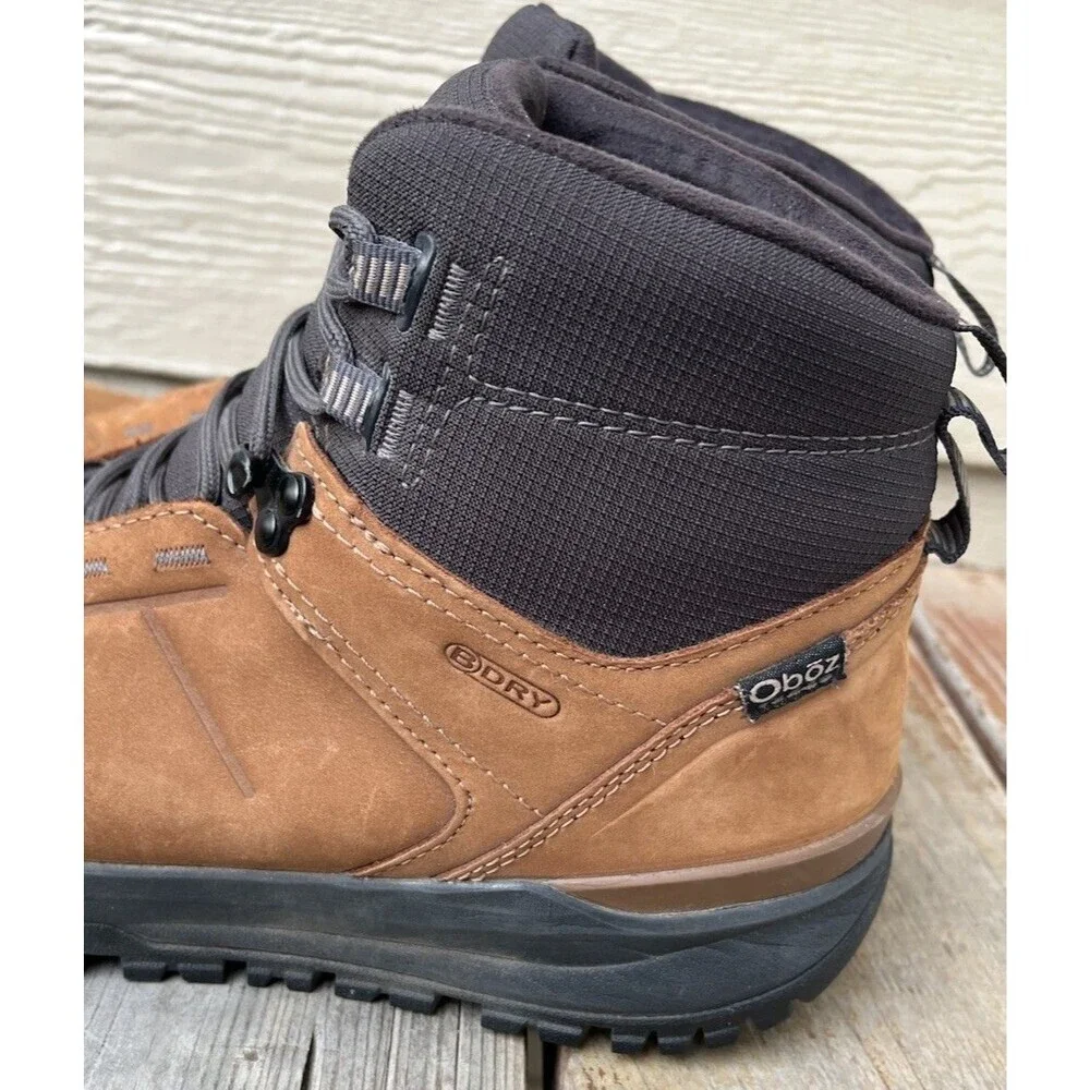 Oboz Andesite Mid Men's 9 Primaloft Insulated B-DRY Hiking Boots